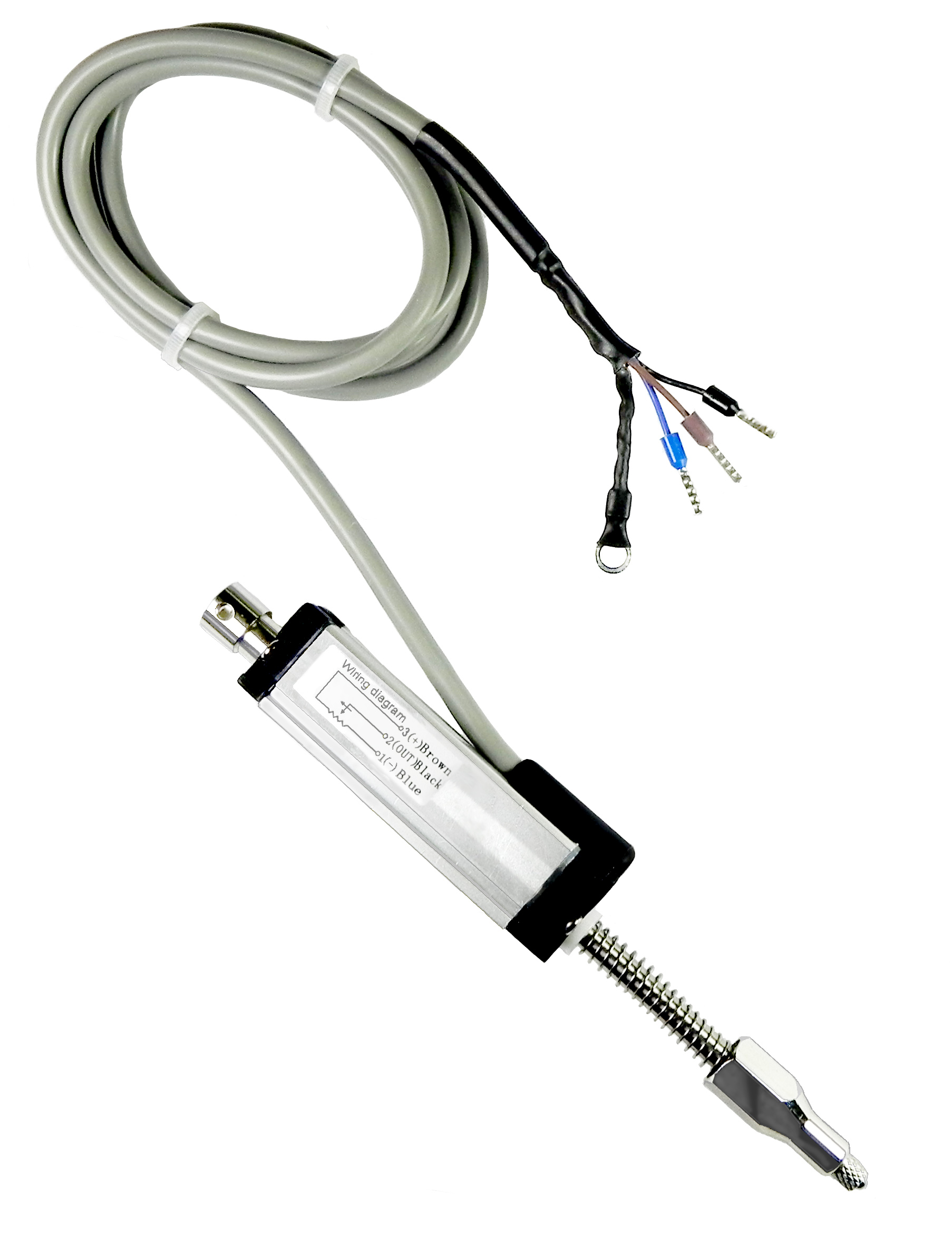 LPPSSL Series Linear Potentiometer Position Sensor Spring